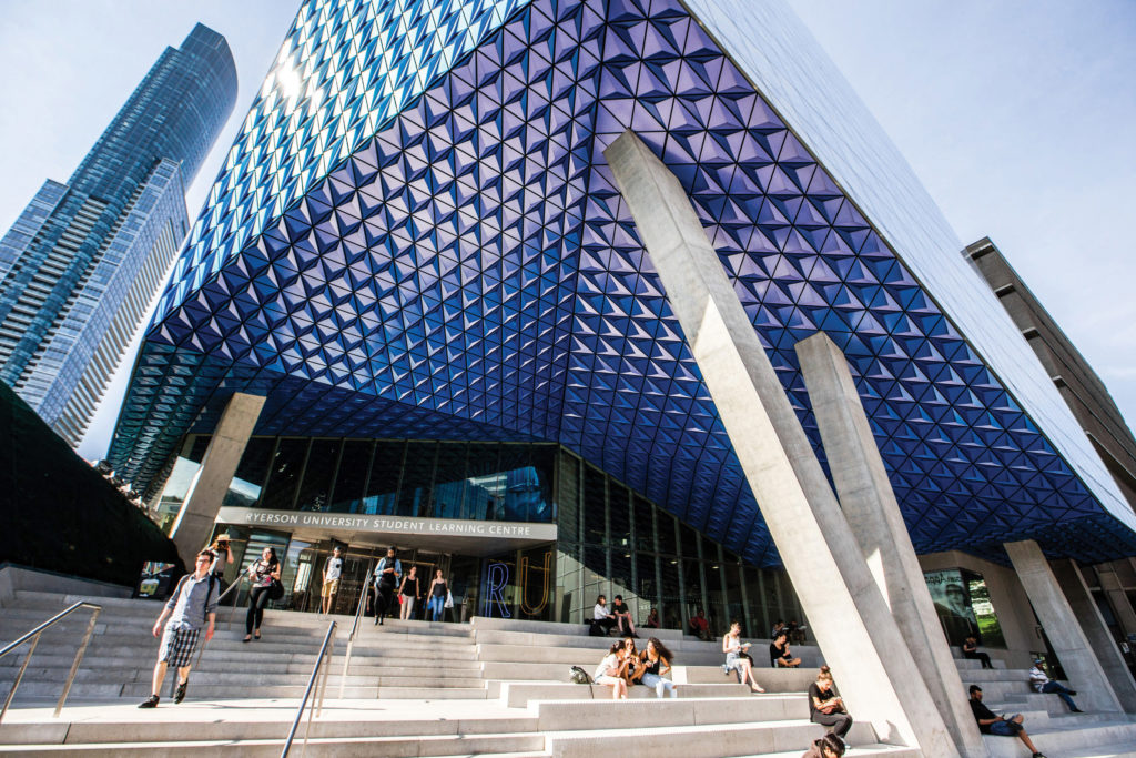 Picture of the Ryerson Student Learning Centre at Ryerson University.